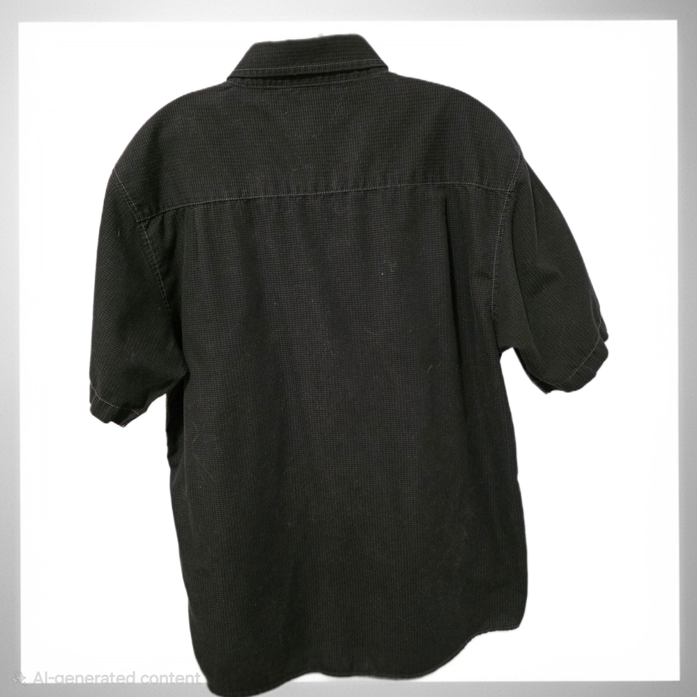 Beverly Hills Polo Club Black Casual Button Down Shirt